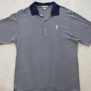 Peter Millar *John T. Lupton Memorial* Men's Golf Polo Shirt - BLUE - M (VGC)